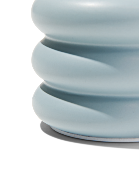 cache-pot céramique gris-bleu Ø8x6.5 - 13331001 - HEMA