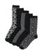 5er-Pack Damen-Socken, mit Baumwolle graumeliert 35/38 - 4200511 - HEMA