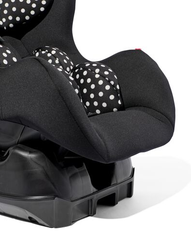 si&egrave;ge auto b&eacute;b&eacute; 75-105cm noir &agrave; pois blancs - 41770036 - HEMA