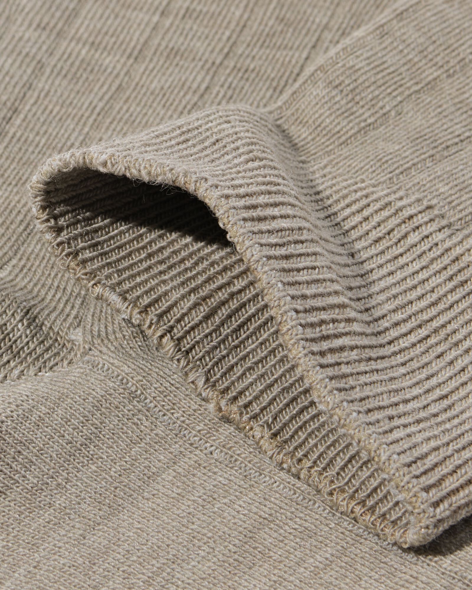 chaussettes c&ocirc;tel&eacute;es laine homme beige - 4120430BEIGE - HEMA