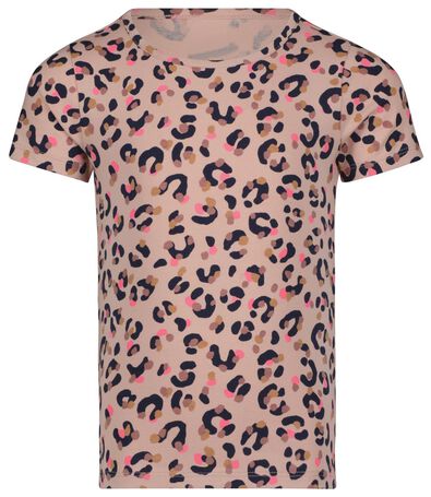 kinder t-shirt animal roze - 1000027918 - HEMA