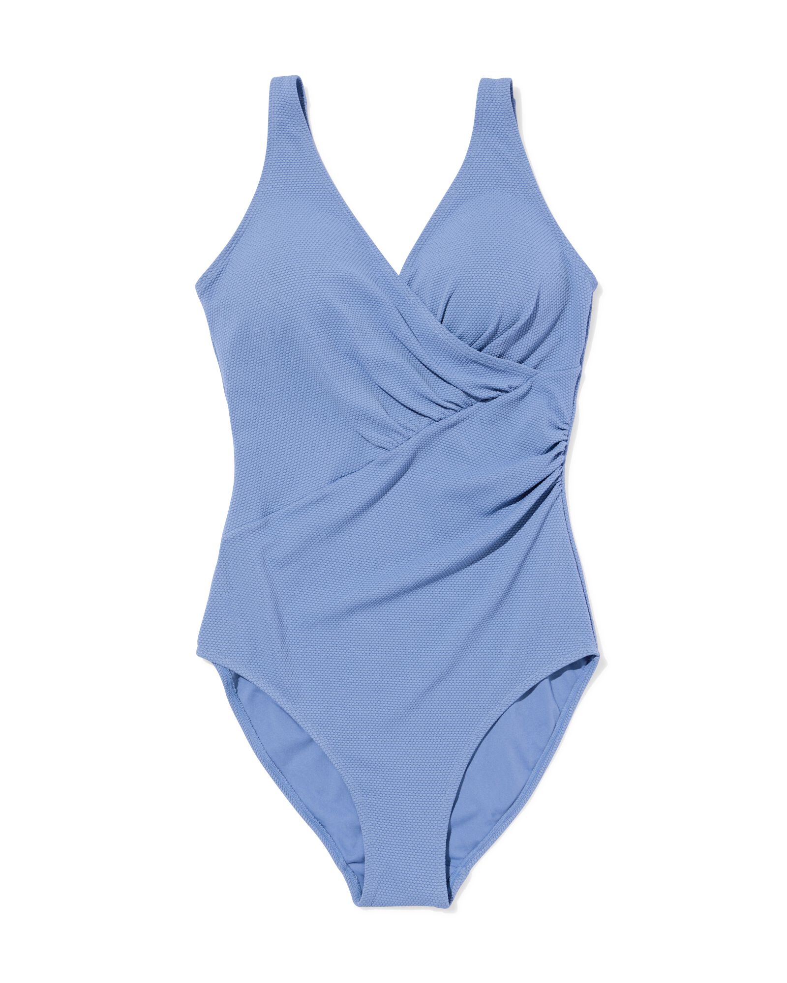 Damen-Badeanzug Fiona, figurfreundliche Passform, Strukturgewebe hellblau hellblau - 22360660LIGHTBLUE - HEMA