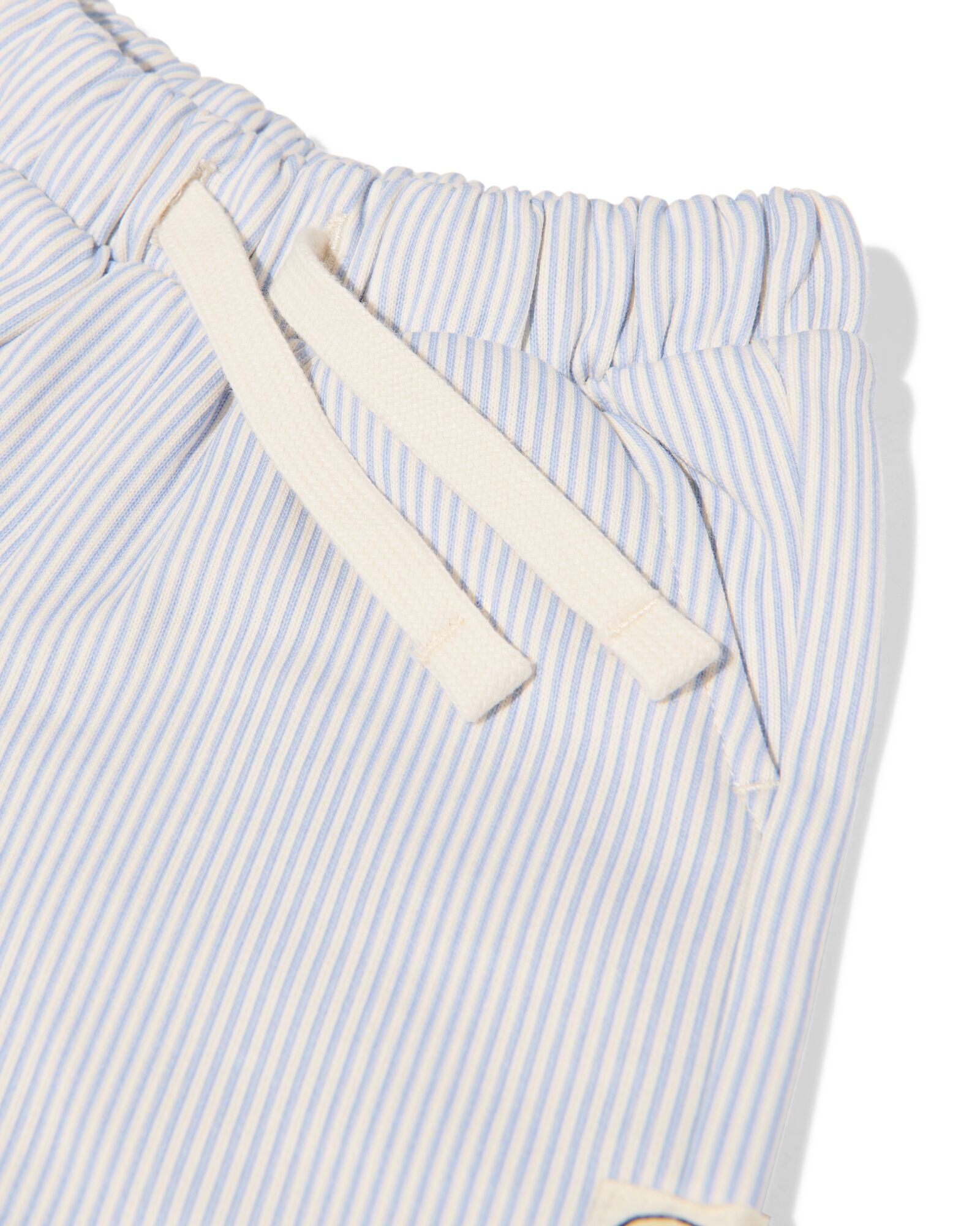 short b&eacute;b&eacute; comfort fit tissu molleton rayures - 2 pi&egrave;ces bleu bleu - 33188170BLUE - HEMA