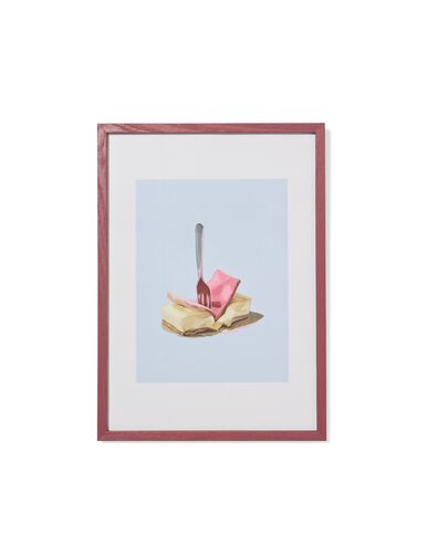 fotolijst 22.5x31cm hout dun - 13626074 - HEMA