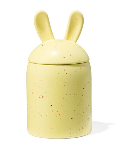 aardewerk pot konijn geel 20cm - 25840058 - HEMA