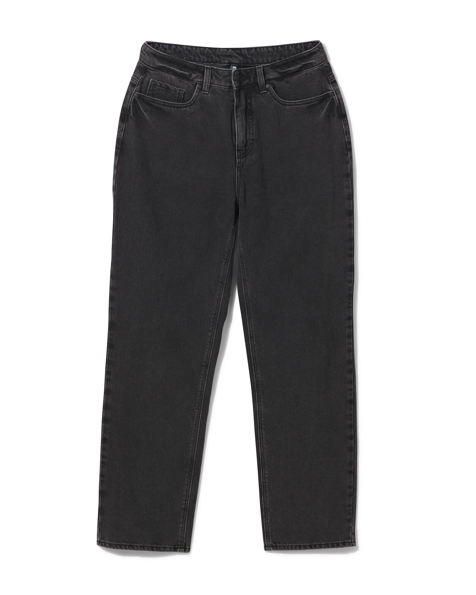 Damen-Jeans, Straight Fit dunkelgrau 40 - 36319983 - HEMA