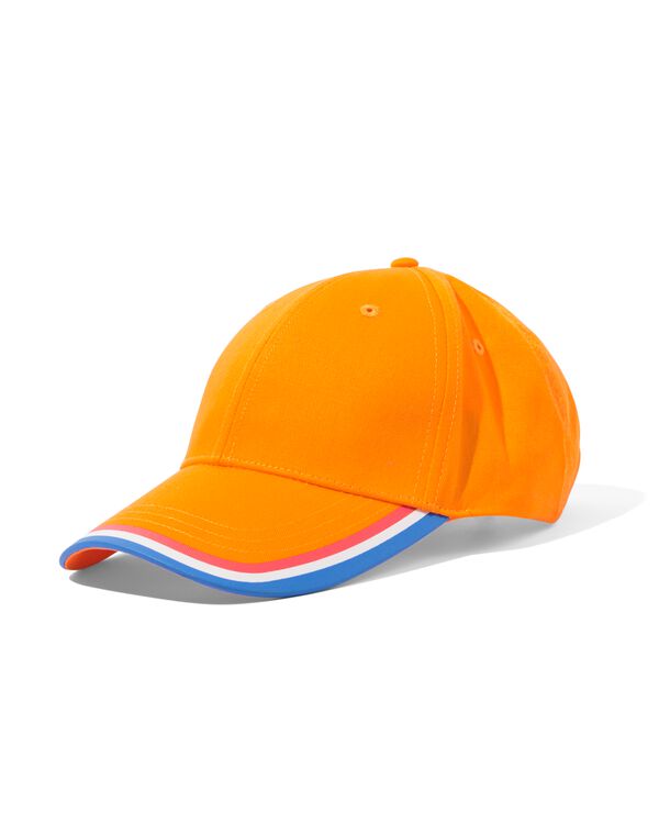casquette pour adultes orange - 25210061 - HEMA