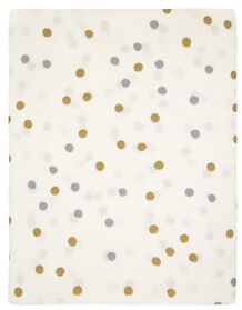 Tischdecke, Baumwolle, 140 x 240 cm, weiß mit Punkten - 5300121 - HEMA
