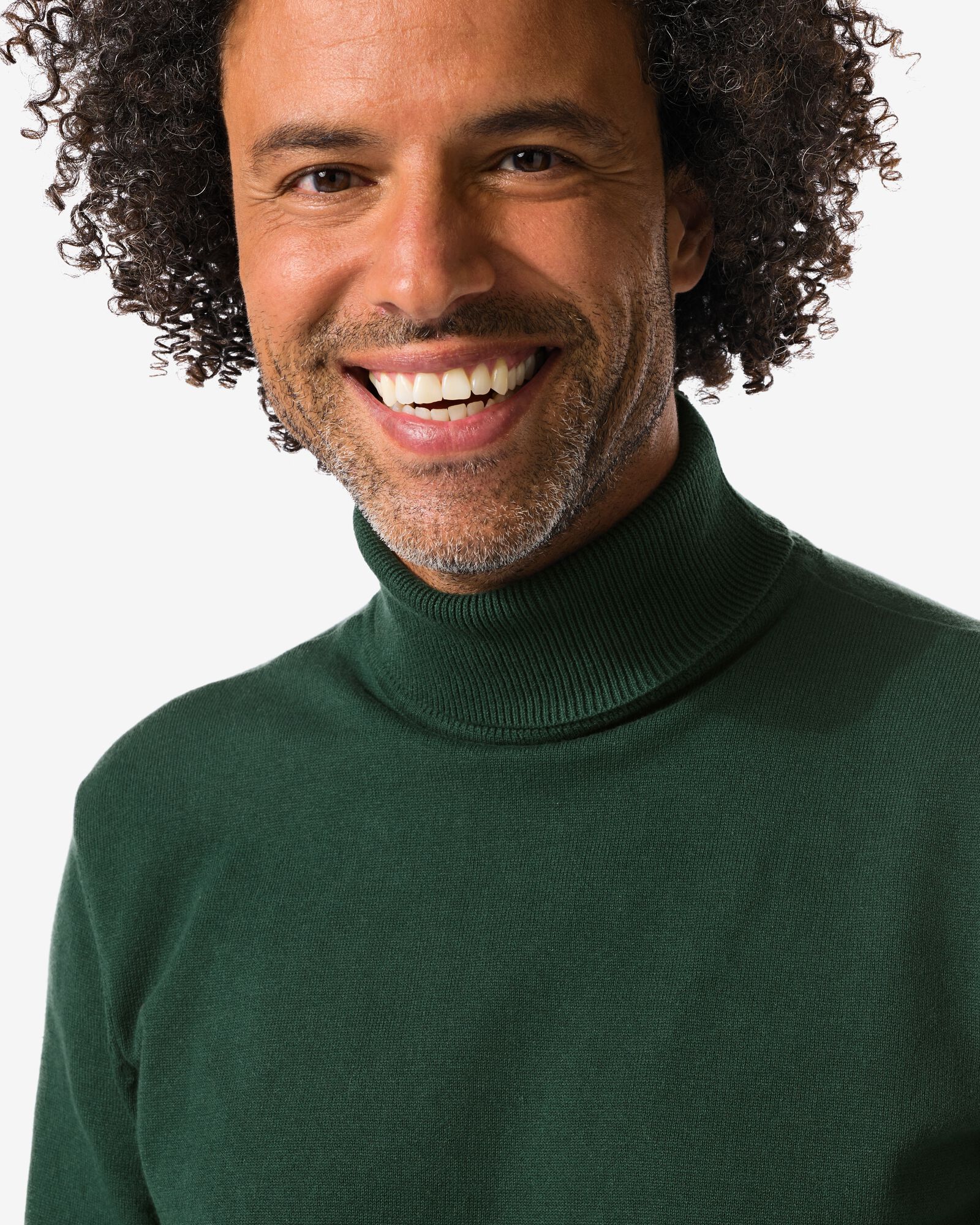 col roulé homme Marco vert foncé vert foncé - 2117030DARKGREEN - HEMA
