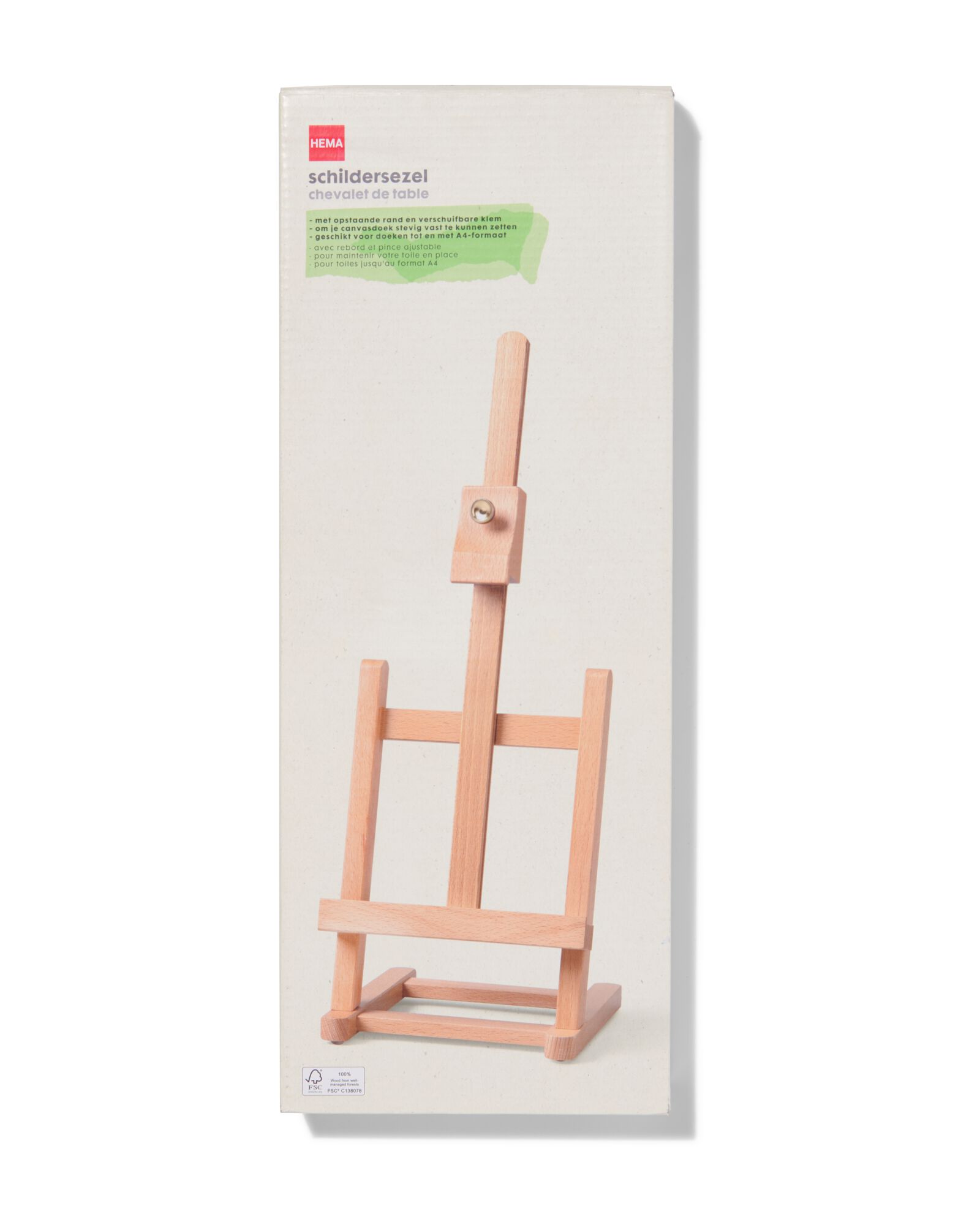 chevalet adapt&eacute; jusqu&rsquo;au format A4 16x16x42cm - 60720193 - HEMA