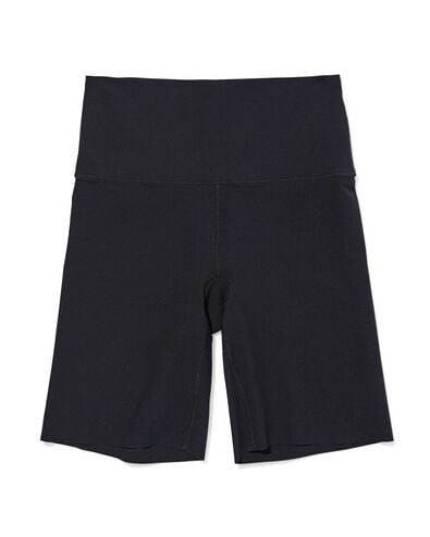 biker femme taille haute lissant noir noir - 21500722BLACK - HEMA