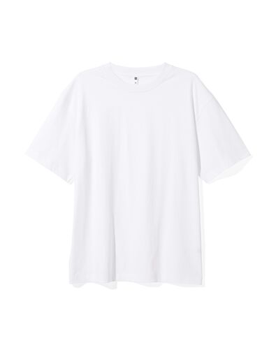 t-shirt femme Do blanc blanc - 36260750WHITE - HEMA