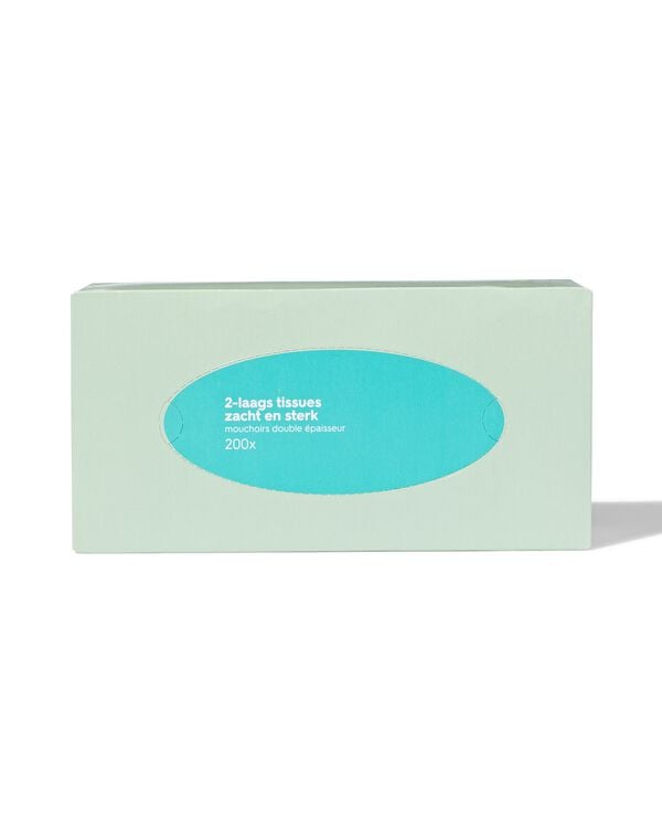 200 mouchoirs en papier &agrave; 2 &eacute;paisseurs - 11514280 - HEMA