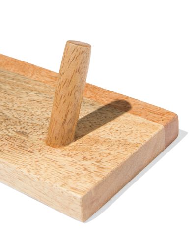 wandkapstok 55x8cm mangohout 5 haken - 39800083 - HEMA