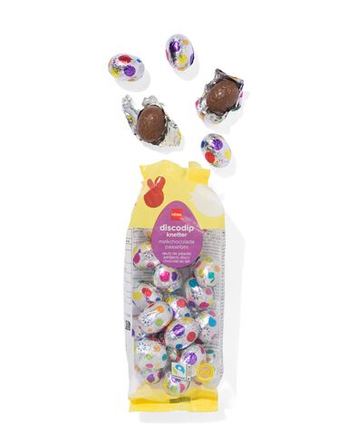paaseitjes melk knetter discodip 175gram - 24212205 - HEMA