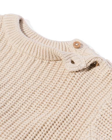 Babypullover beige - 33123470BEIGE - HEMA