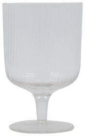 Wasserglas Bergen, Streifenrelief, 250 ml - 9401051 - HEMA