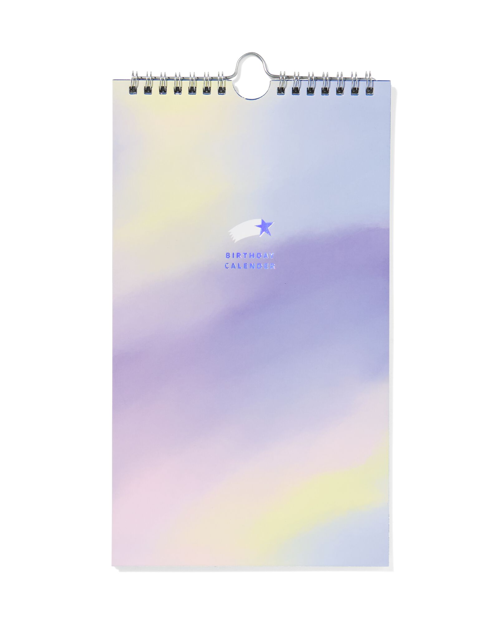 Geburtstagskalender, 28 x 16 cm, Sternschnuppe - 14170165 - HEMA