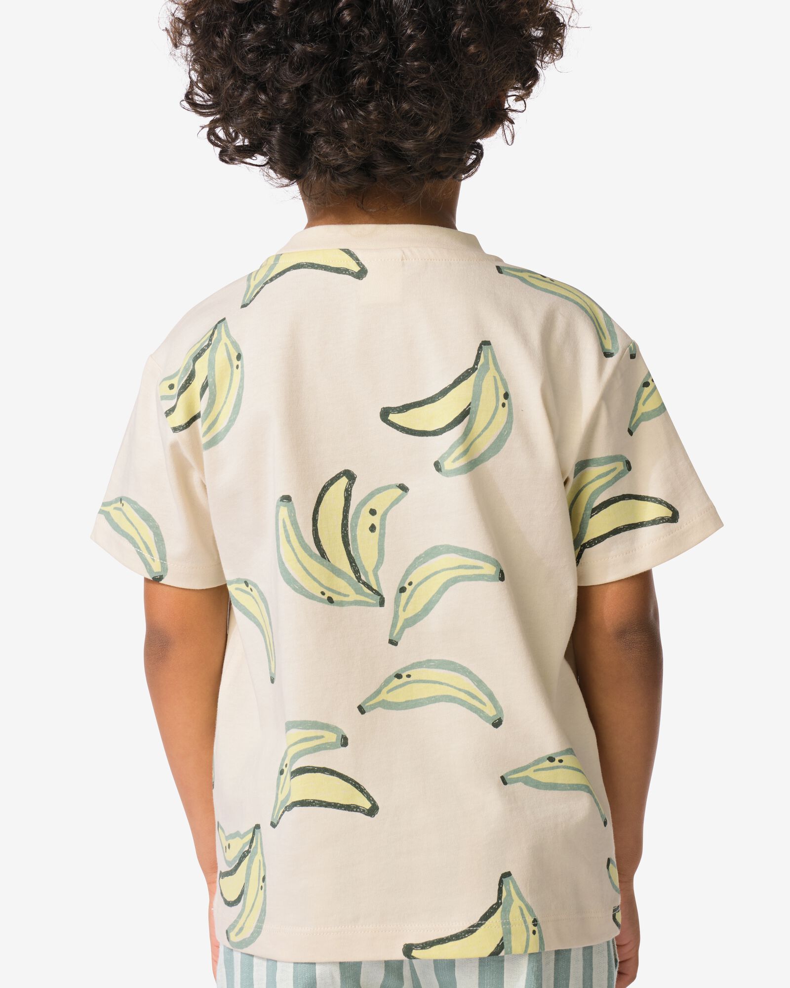 kinder T-shirt banaan ecru ecru - 30717701ECRU - HEMA