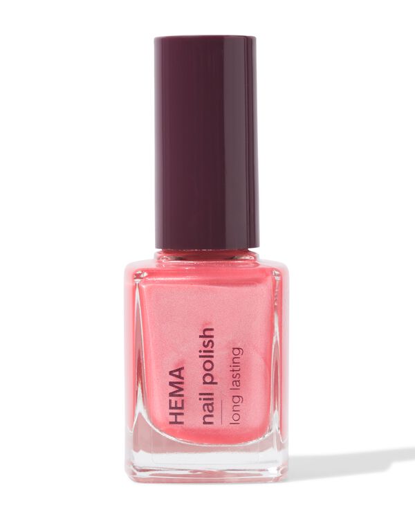 langhoudende nagellak 106 sparky blush - 11240906 - HEMA