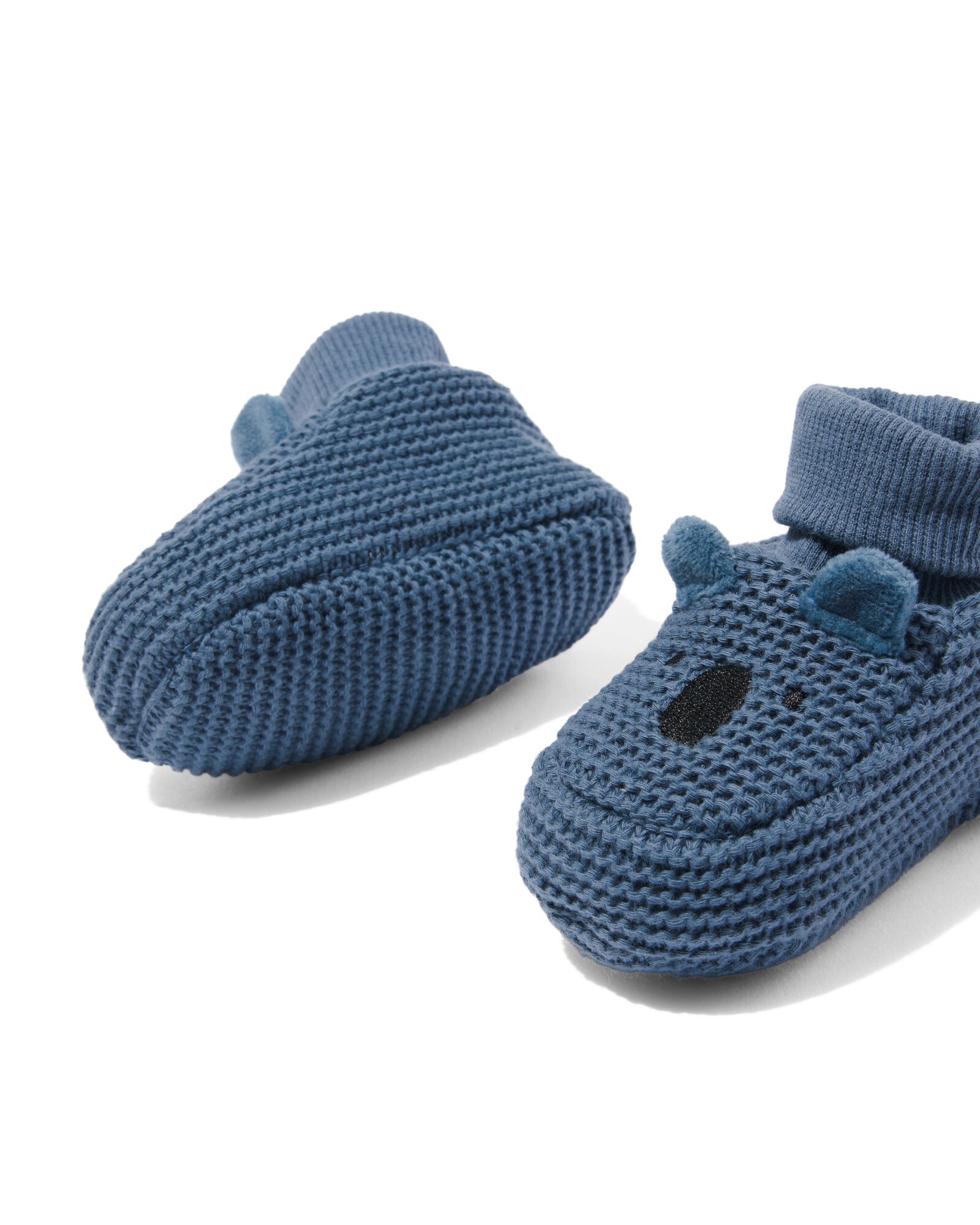 chaussons nouveau-né en maille koala bleu bleu - 33236950BLUE - HEMA