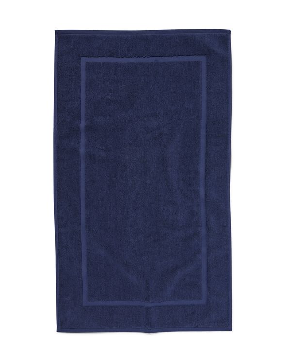 badmat 50x85 zware kwaliteit nachtblauw - 5245404 - HEMA