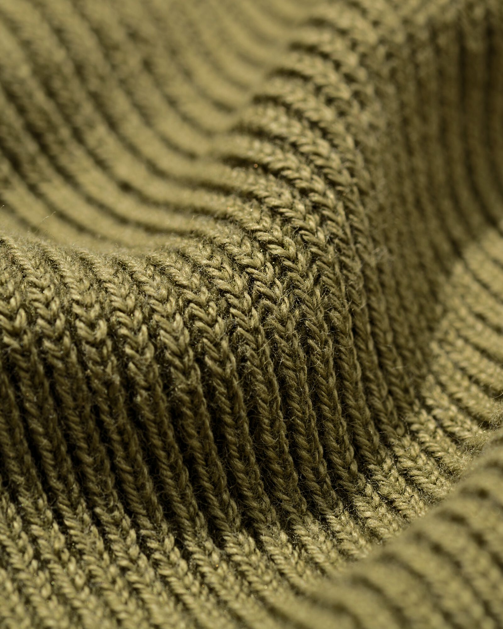 Herrenpullover Karel, Rippstrick mittelgr&uuml;n mittelgr&uuml;n - 2130030MIDGREEN - HEMA