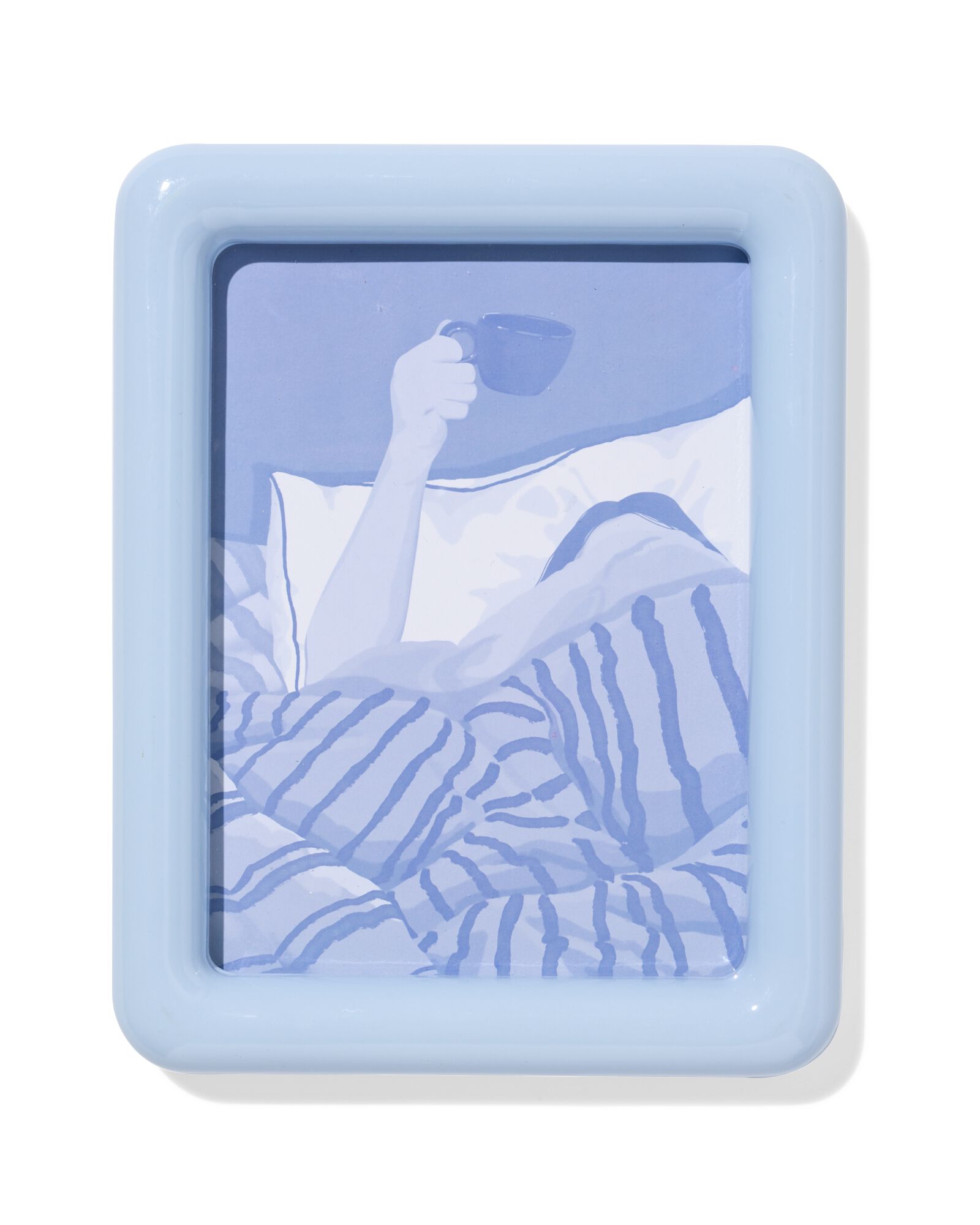 fotolijst 15x20cm lichtblauw hout - 13625023 - HEMA