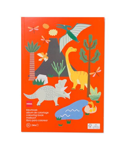 album à colorier A4 dinosaure - 15910163 - HEMA