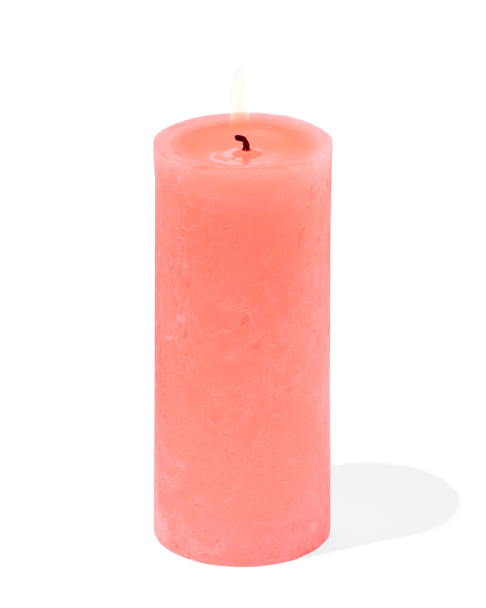 bougies rustiques orange fluorescent orange fluorescent - 2000000050 - HEMA
