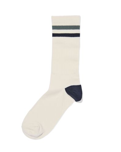 Herren-Socken, mit Baumwollanteil, sportive Streifen beige 39/42 - 4102651 - HEMA
