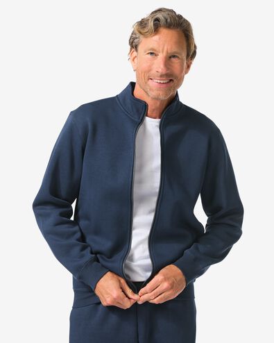 Herren-Sweatjacke Nielson dunkelblau dunkelblau - 2101440DARKBLUE - HEMA