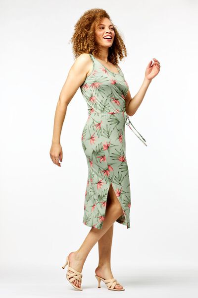 Damen-Kleid hellgrün M - 36262372 - HEMA