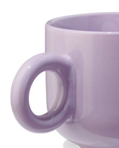 tasse 480 ml croissant "ooh la la" lilas - 61100279 - HEMA
