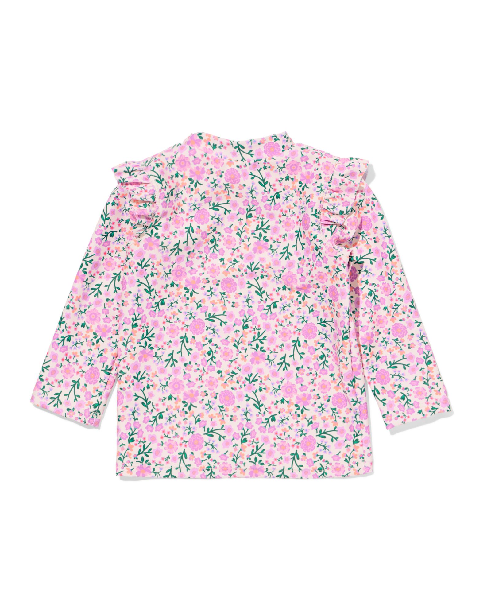 Baby-Badeshirt mit LSF 40+, Blumen bunt bunt - 33200740MULTI - HEMA