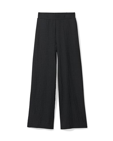 Damenhose Nona Wide Leg schwarz - 36200875BLACK - HEMA