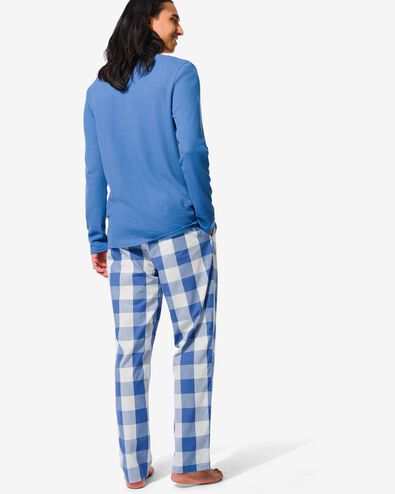 pyjama homme popeline bleu clair L - 23611332 - HEMA