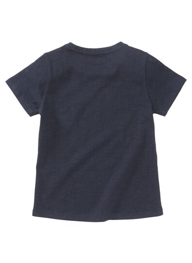 kinder t-shirt donkerblauw - 1000013501 - HEMA