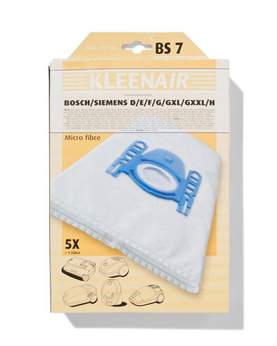 sacs aspirateur pour Siemens D/H - 5 pi&egrave;ces - 70100005 - HEMA
