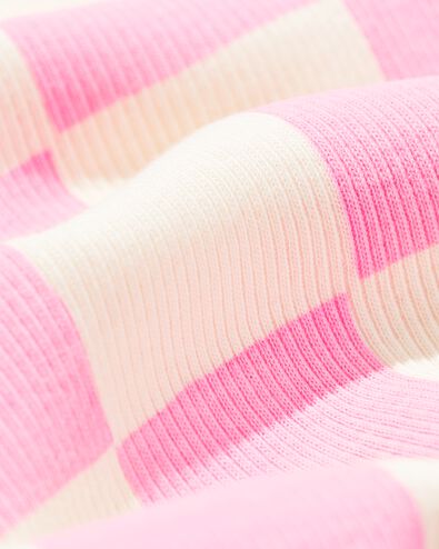 pyjacourt enfant c&ocirc;tel&eacute; carreaux rose - 23002960PINK - HEMA