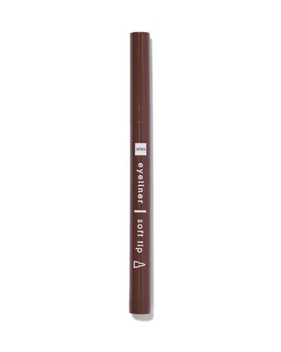 soft eyeliner waterproof brun - 11210233 - HEMA