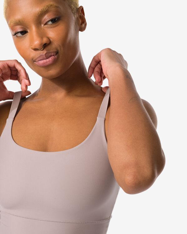haut non pr&eacute;form&eacute; sans armatures ultimate comfort beige - 21860610BEIGE - HEMA