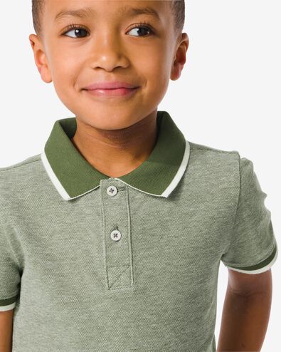 Kinder-Poloshirt grün grün - 30777604GREEN - HEMA