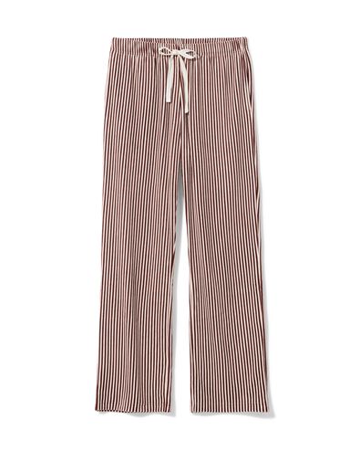 pantalon femme &agrave; rayures en velours marron fonc&eacute; marron fonc&eacute; - 23401230DARKBROWN - HEMA