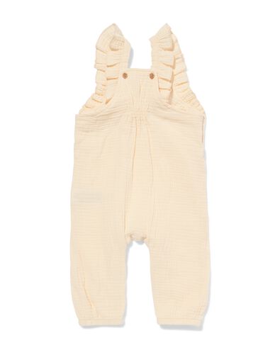 Newborn-Jumpsuit, Musselin ecru ecru - 33454620ECRU - HEMA