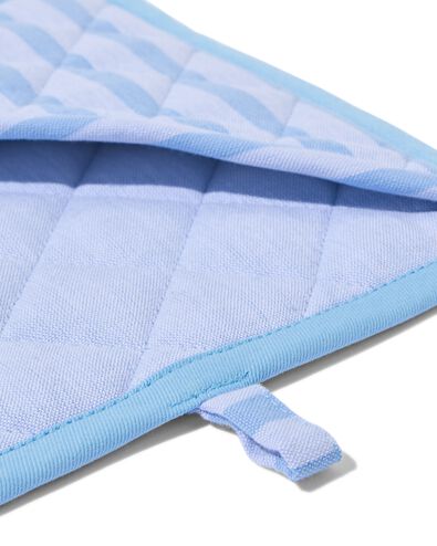 manique 21x21 cm coton rayures bleu - 5460001 - HEMA