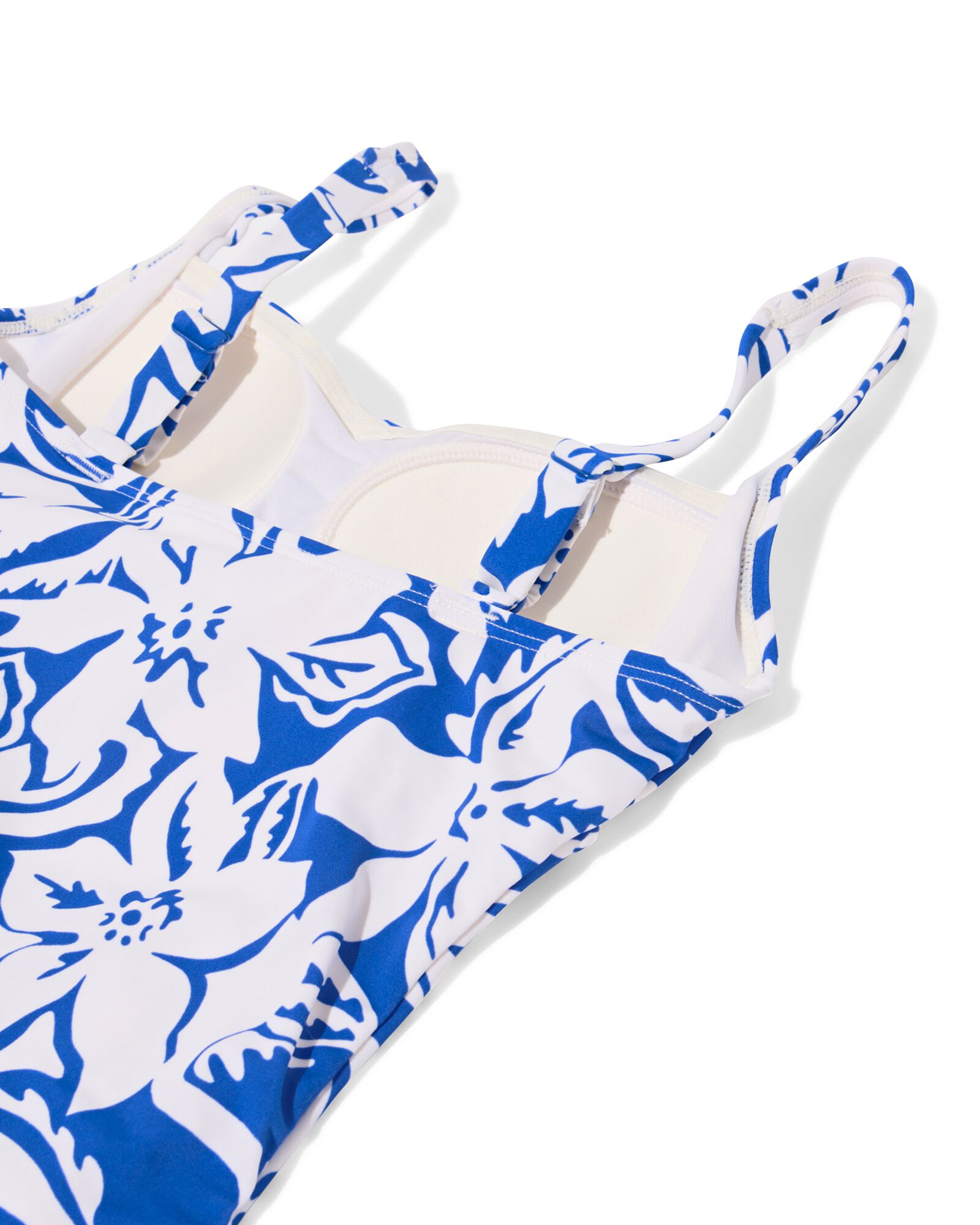 damesbadpak control blauw - 22351780BLUE - HEMA