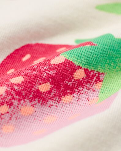 Kinder-T-Shirt, Erdbeeren pfirsich 122/128 - 30864160 - HEMA