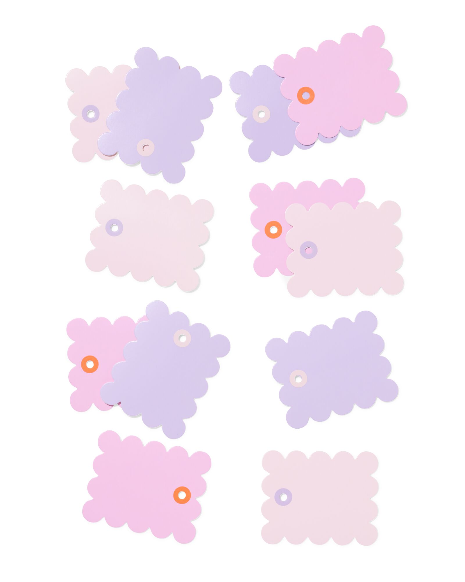 &eacute;tiquettes cadeaux pastel - 12 pi&egrave;ces - 14710347 - HEMA