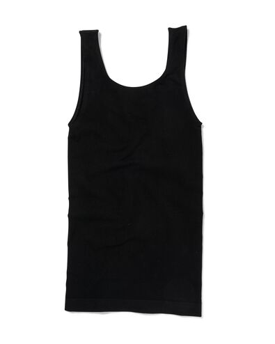 Damen-Hemd, mit Bambus, leicht figurformend schwarz M - 21500332 - HEMA